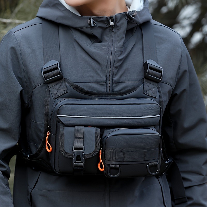 Men's Tactical Chest Bag, Runn - Fishing Kit Compact 评论和价格