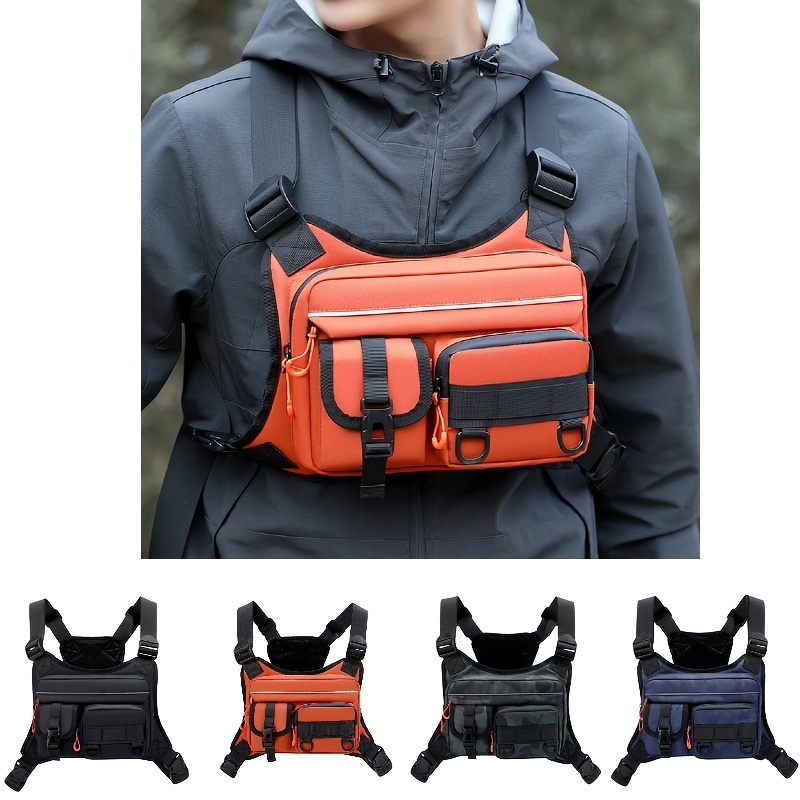 Men's Tactical Chest Bag, Runn - Fishing Kit Compact 评论和价格