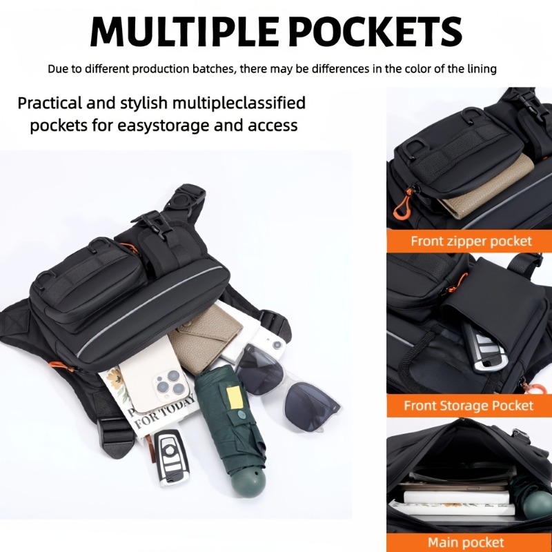 Men's Tactical Chest Bag, Runn - Fishing Kit Compact 评论和价格