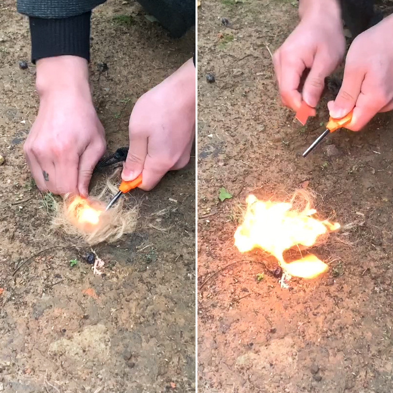Outdoor Survival Flint Fire St - Fire Starting Kit 评论和价格