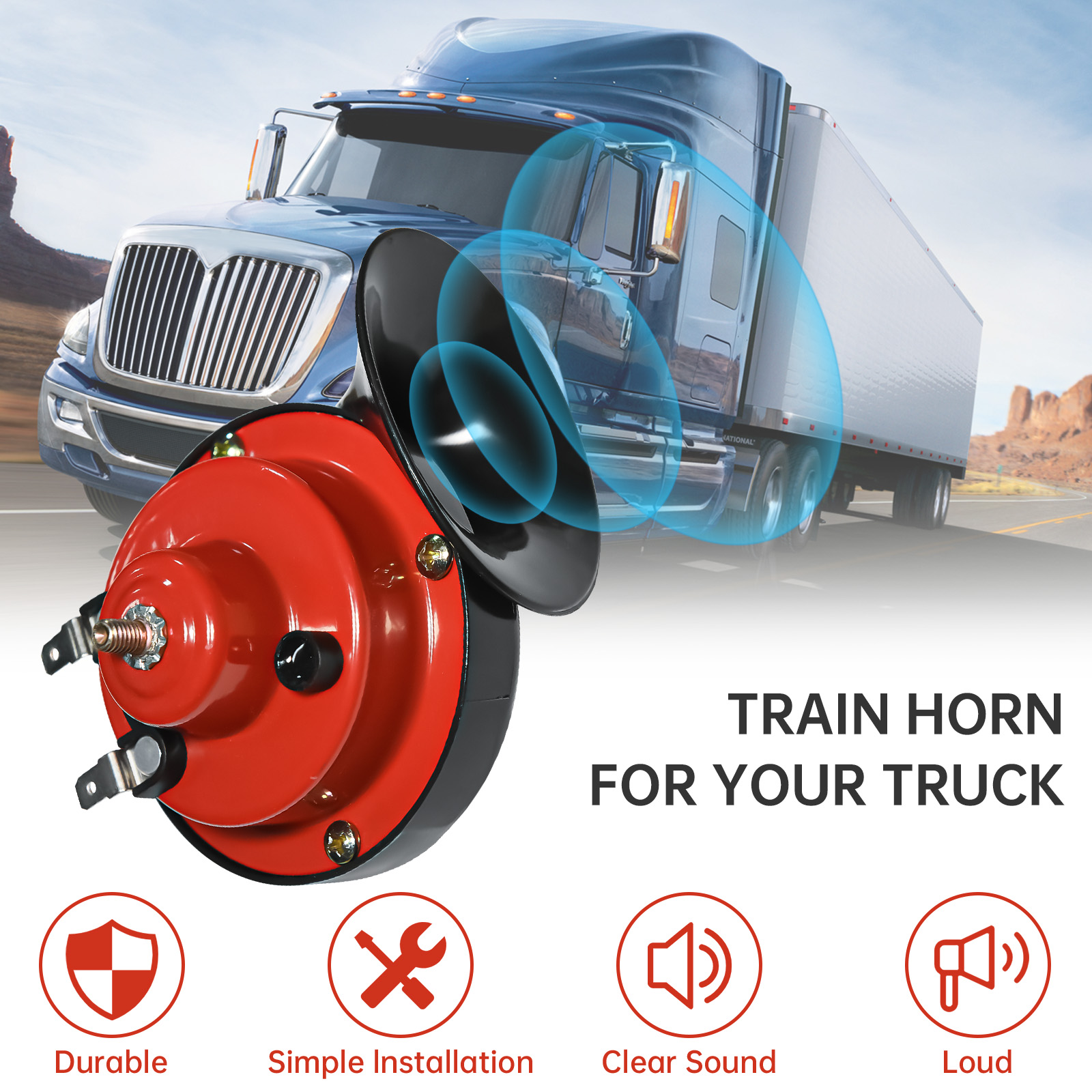 12V Super Loud Train Horns 300 - Emergency Whistle Loud 评论和价格