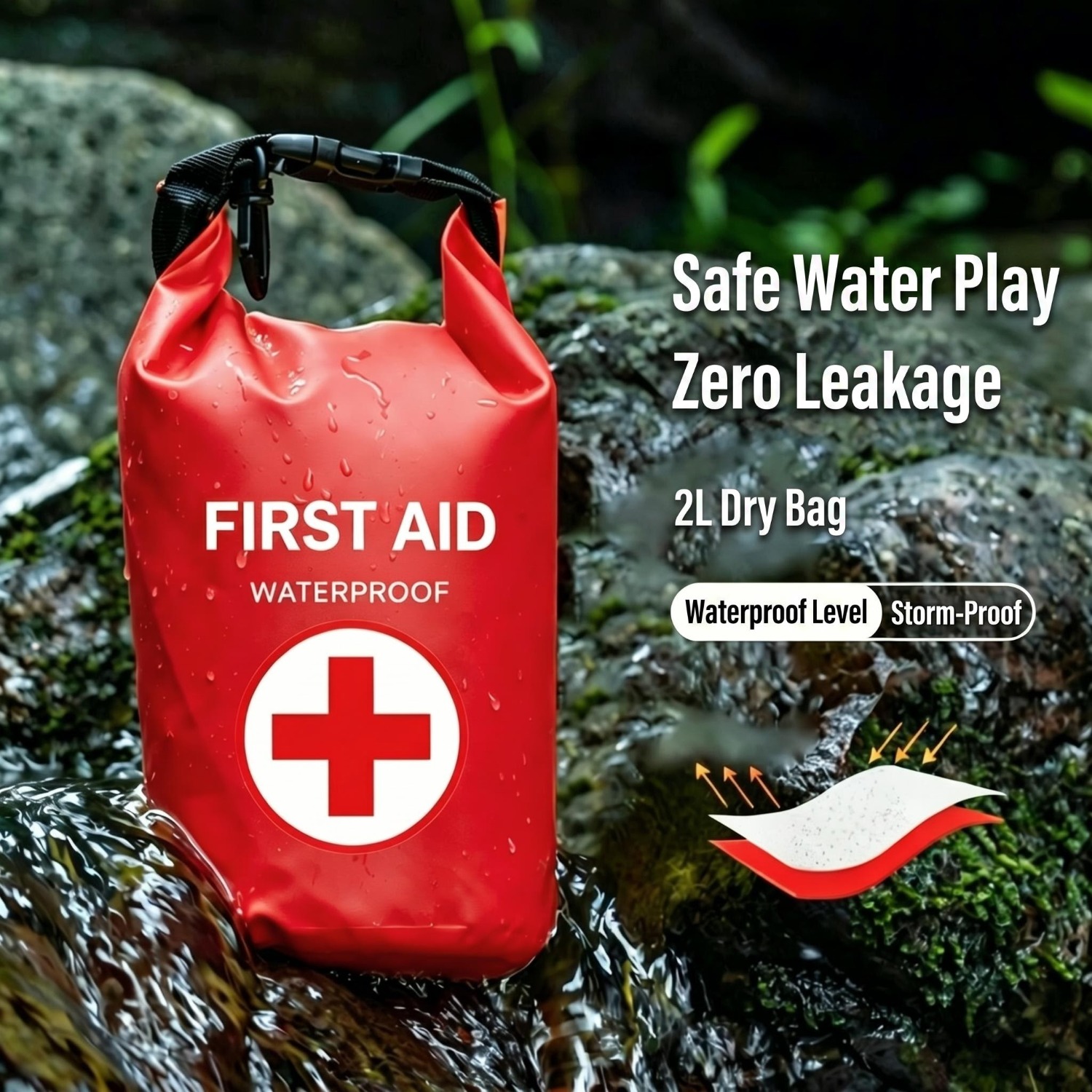 2L Waterproof First Aid Bag Ro - Bivy Bag Emergency 评论和价格