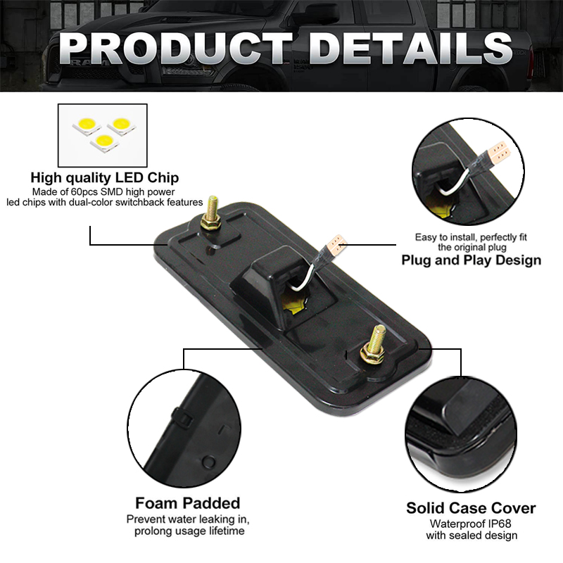 Front Amber / White Rear Red L - Signal Flare Kit 评论和价格