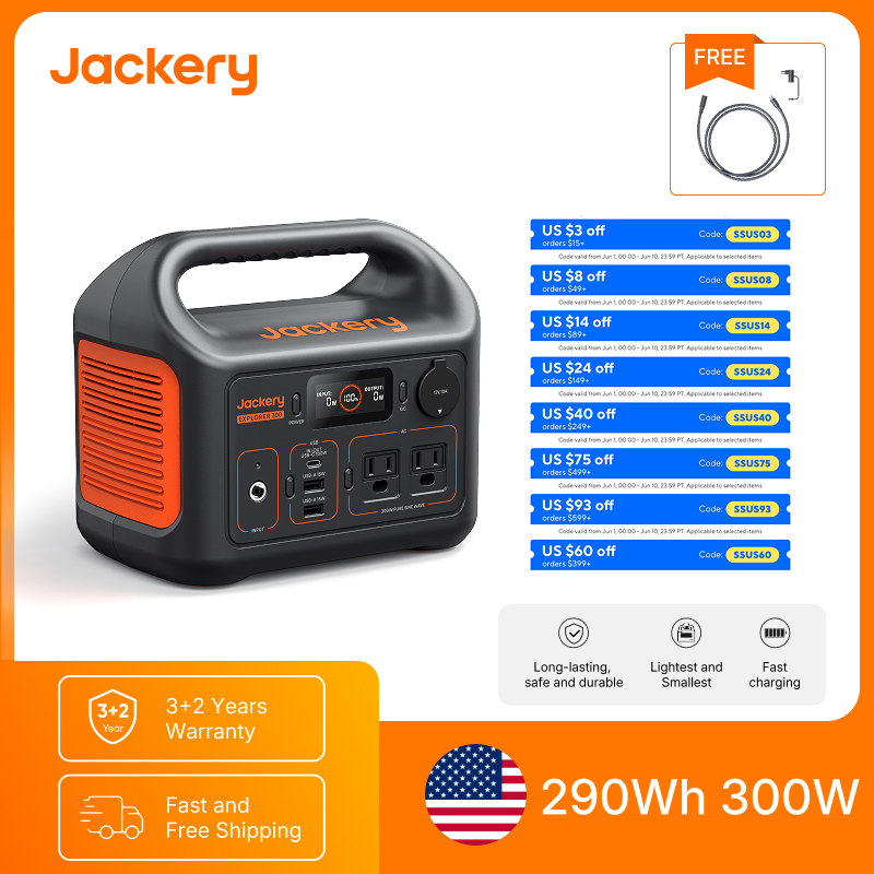 Jackery Portable Power Station - Solar Emergency Charger 评论和价格