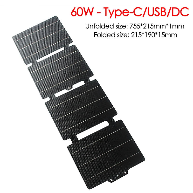 30W 60W Foldable Solar Panel B - Solar Emergency Charger 评论和价格