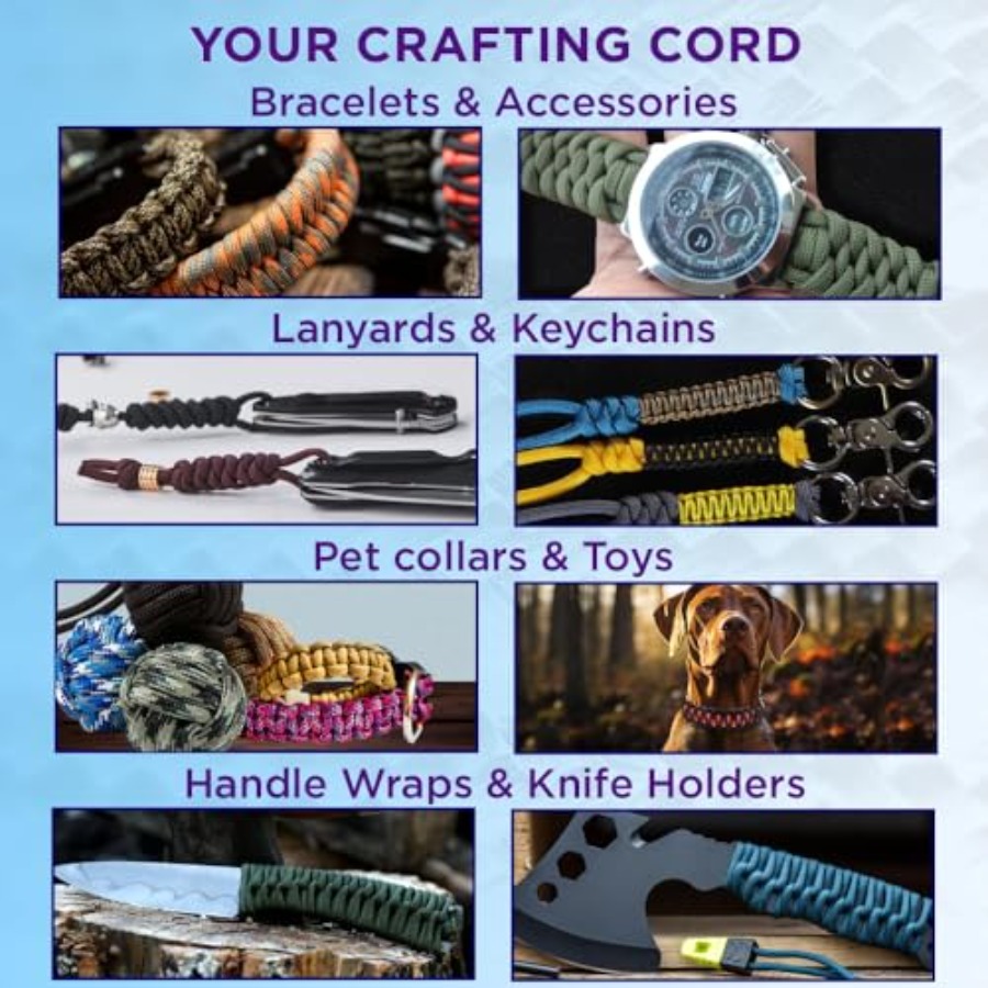 Reflective Paracord Rope 1000  - Para Cord 1000Ft 评论和价格