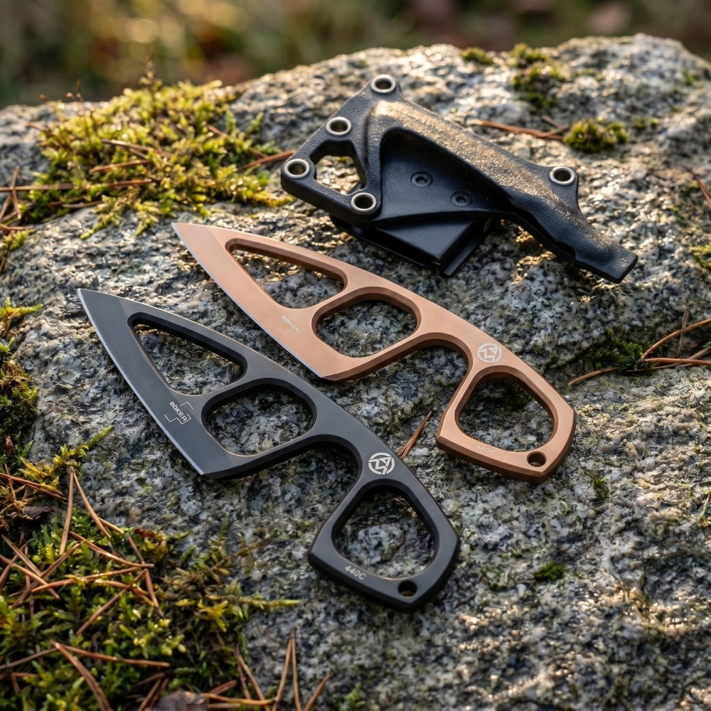 All 440C Mini Fixed Blade Knif - Bushcraft Knife Fixed 评论和价格