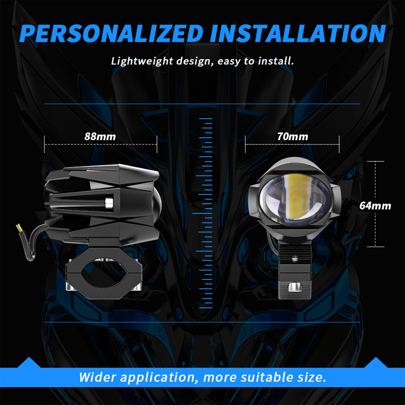 Motorcycle LED Fog Light Flash - Sos Light Strobe 评论和价格
