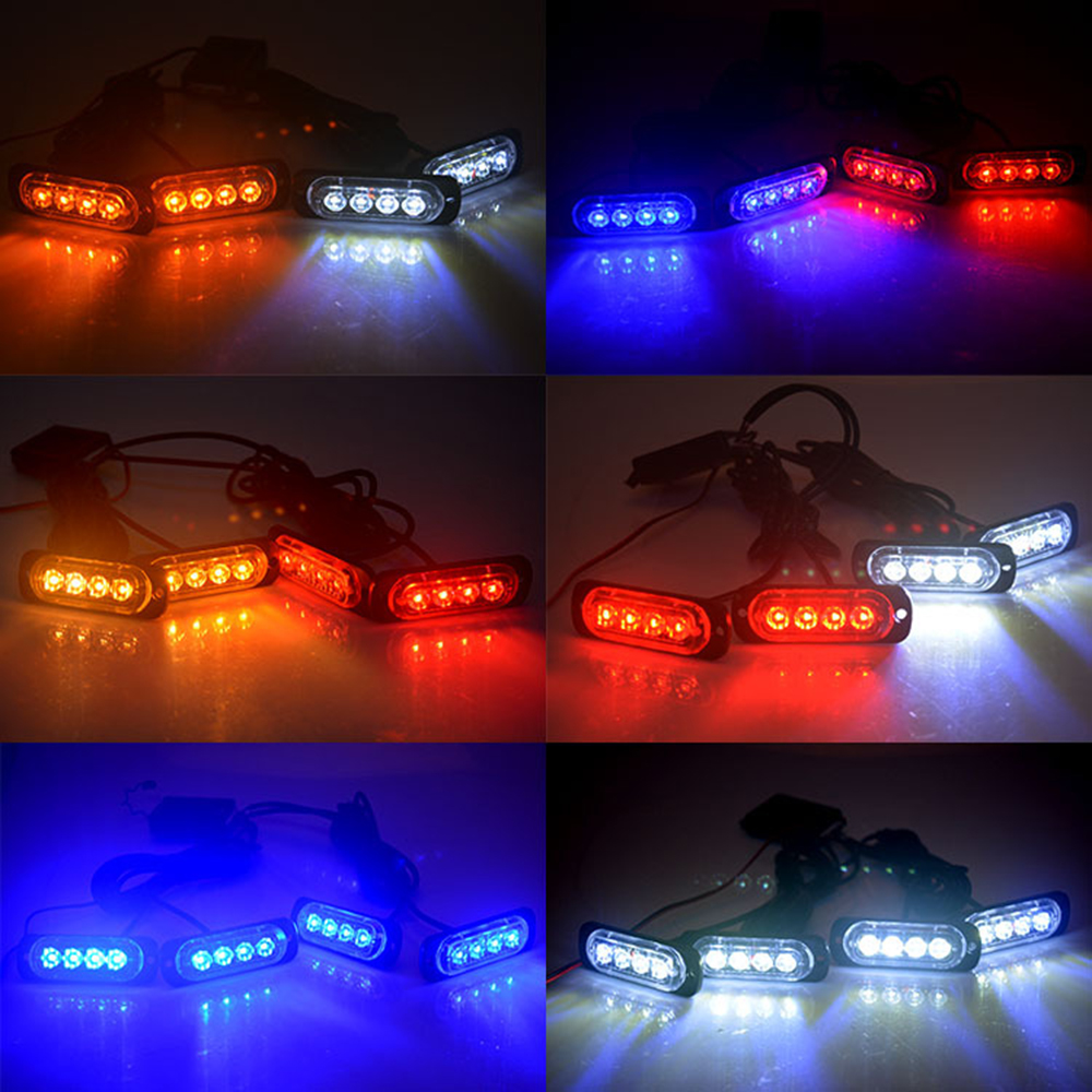 Wireless Grille Police Lights  - Sos Light Strobe 评论和价格