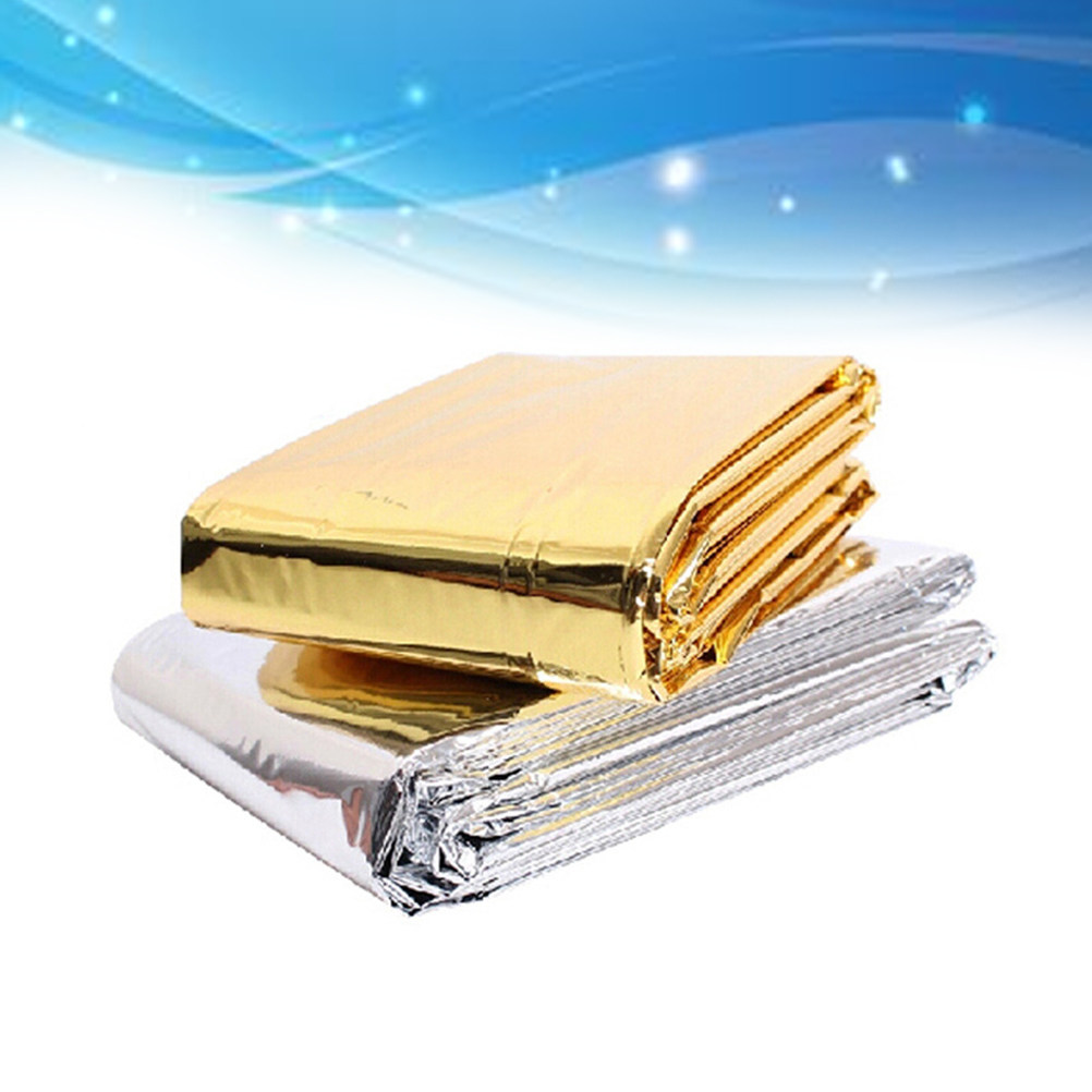 Emergency Blanket Silver Golde - Survival Blanket Reflective 评论和价格