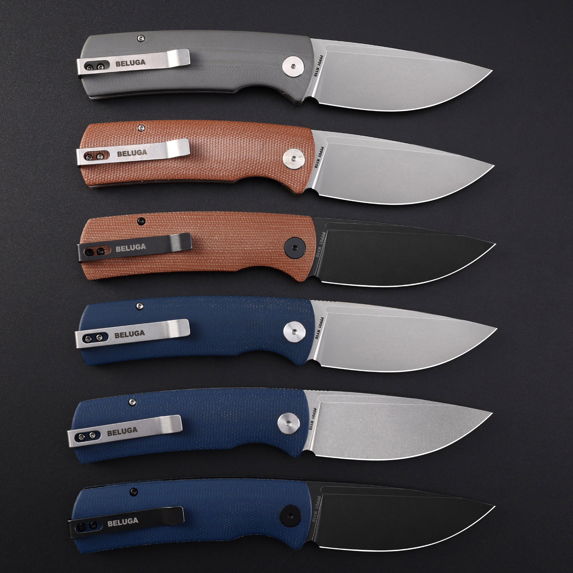 Petrified Fish Beluga PFP01 Qu - Bushcraft Knife Fixed 评论和价格