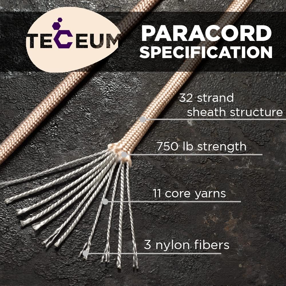 750 lb Paracord Rope - 1000Ft/ - Para Cord 1000Ft 评论和价格