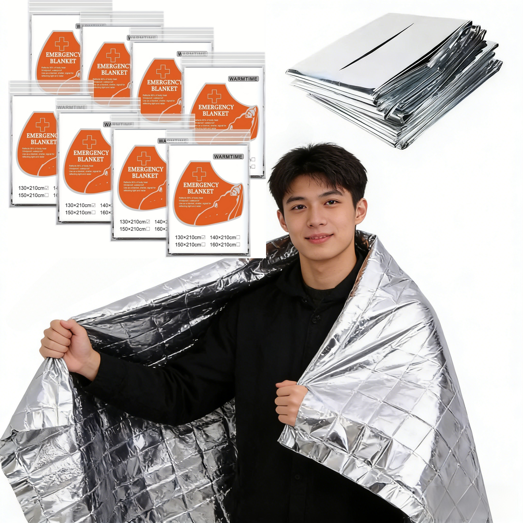 Foldable Reflective Survival B - Survival Blanket Reflective 评论和价格